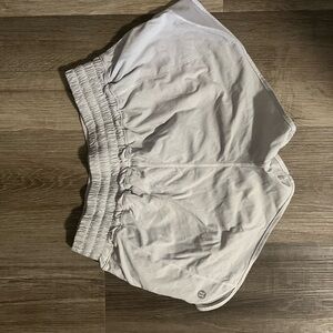 White lululemon shorts